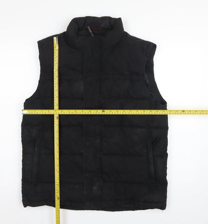 Peter Storm Men's Black M Quilted Padded Outdoor Bodywarmer Gilet