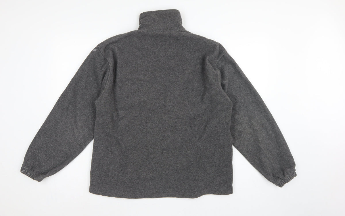 Manchester United Men’s Grey S Fleece Full Zip Football Jacket