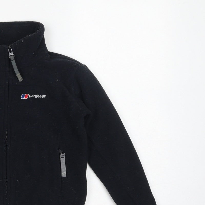Berghaus Boys Black Fleece Jacket 5-6 Years Full Zip Outdoor