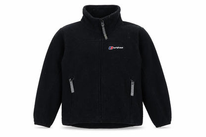 Berghaus Boys Black Fleece Jacket 5-6 Years Full Zip Outdoor