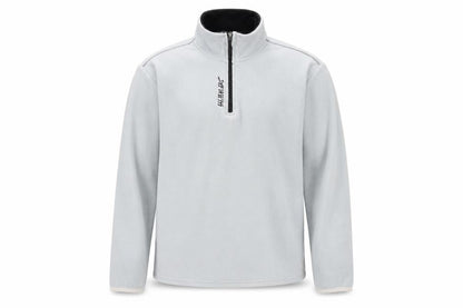 Atlas For Men Grey L 1/4 Zip Fleece Pullover Sweatshirt Outdoor