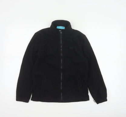 Mountain Warehouse Boys Black 11-12 Years Fleece Full Zip Jacket