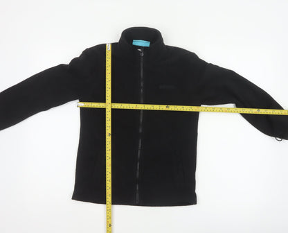 Mountain Warehouse Boys Black 11-12 Years Fleece Full Zip Jacket