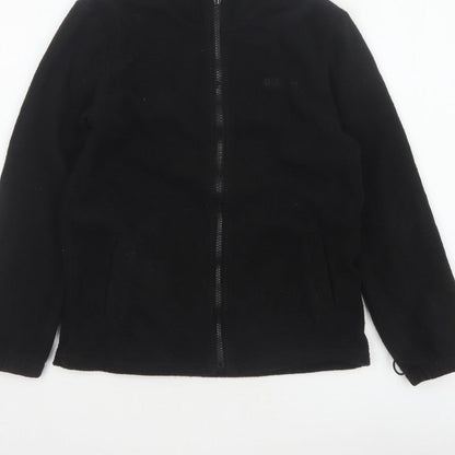 Mountain Warehouse Boys Black 11-12 Years Fleece Full Zip Jacket