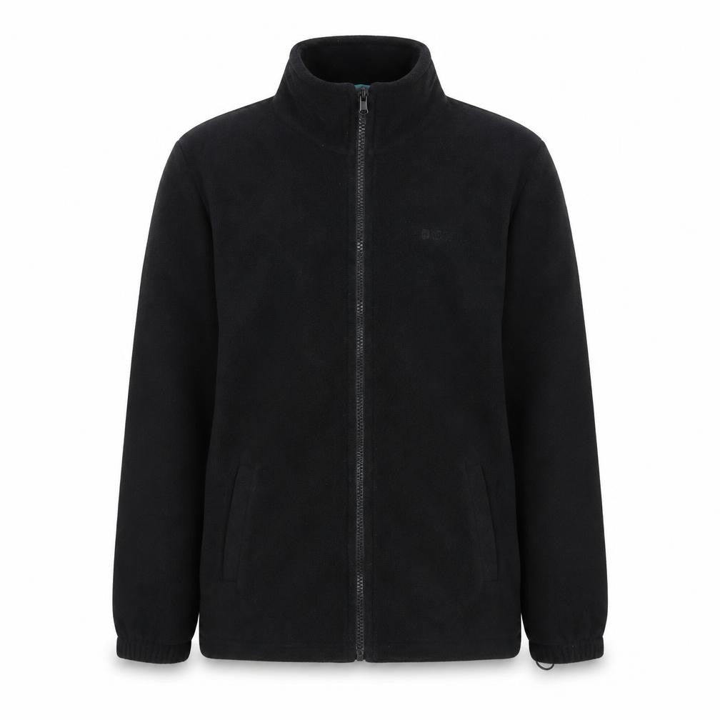 Mountain Warehouse Boys Black 11-12 Years Fleece Full Zip Jacket