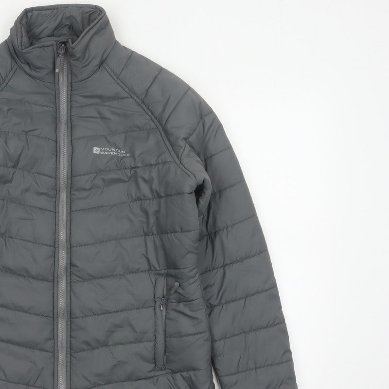 Mountain Warehouse Women Grey UK 14 Extreme Puffer Quilted Jacket