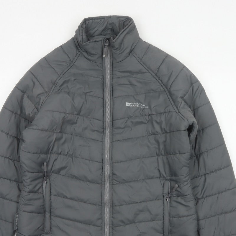Mountain Warehouse Women Grey UK 14 Extreme Puffer Quilted Jacket