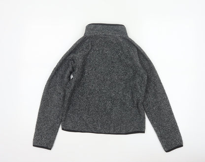 Peter Storm Boys Grey 9-10 Years Fleece Full Zip Jacket Pockets