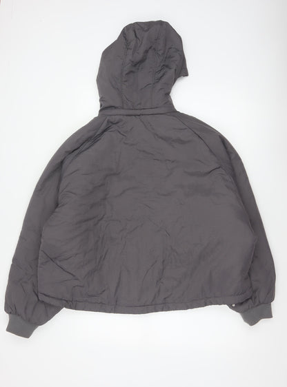 PrettyLittleThing Women Black M Hooded Puffer Jacket