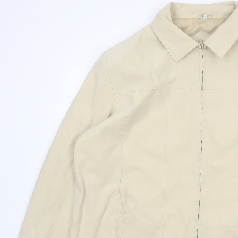JBC Collection Women’s Beige Size 22 Zip Collared Jacket