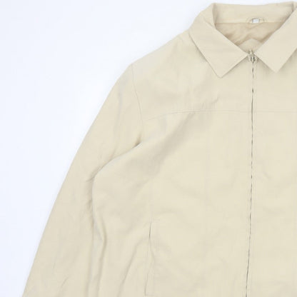 JBC Collection Women’s Beige Size 22 Zip Collared Jacket