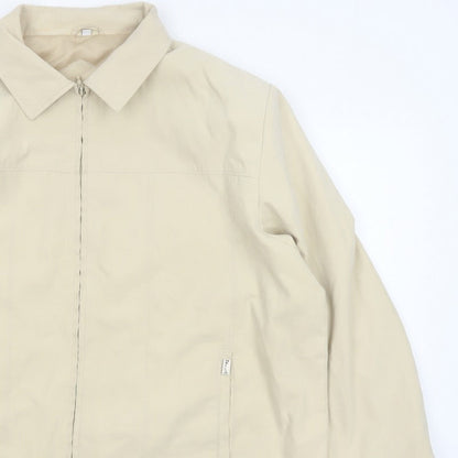 JBC Collection Women’s Beige Size 22 Zip Collared Jacket