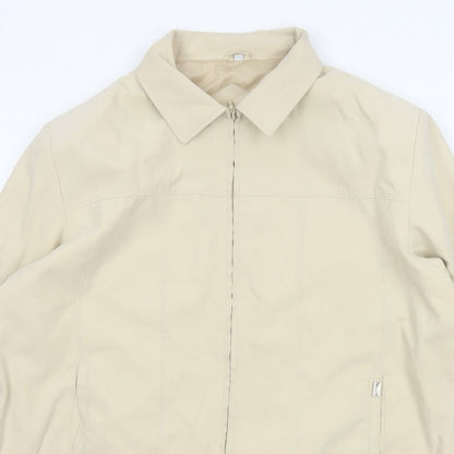 JBC Collection Women’s Beige Size 22 Zip Collared Jacket