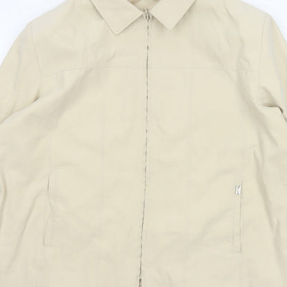 JBC Collection Women’s Beige Size 22 Zip Collared Jacket