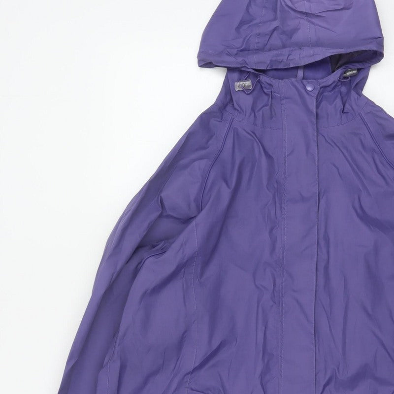 Regatta Women’s Purple UK 18 Isolite Hooded Waterproof Rain Jacket
