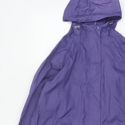 Regatta Women’s Purple UK 18 Isolite Hooded Waterproof Rain Jacket