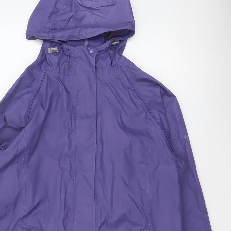 Regatta Women’s Purple UK 18 Isolite Hooded Waterproof Rain Jacket