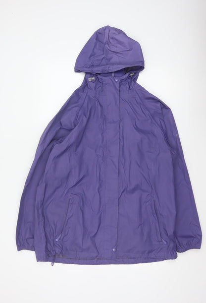 Regatta Women’s Purple UK 18 Isolite Hooded Waterproof Rain Jacket