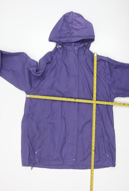 Regatta Women’s Purple UK 18 Isolite Hooded Waterproof Rain Jacket
