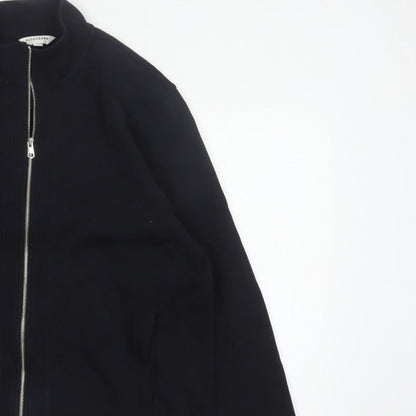 Marks and Spencer Autograph Men Black L Regular Full Zip Jacket