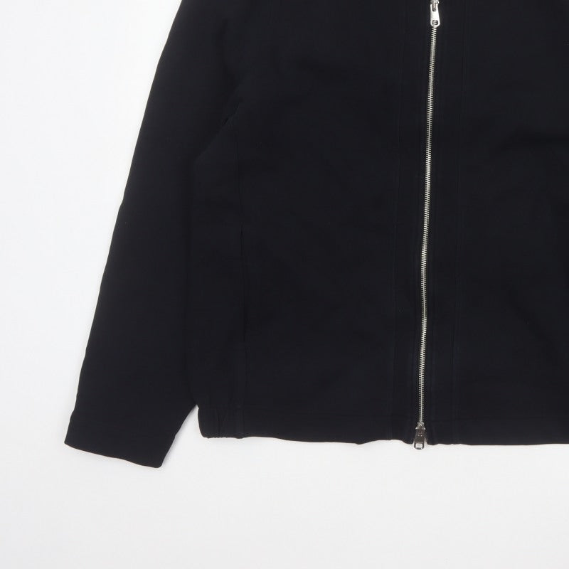 Marks and Spencer Autograph Men Black L Regular Full Zip Jacket