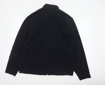 Marks and Spencer Autograph Men Black L Regular Full Zip Jacket