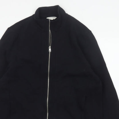 Marks and Spencer Autograph Men Black L Regular Full Zip Jacket