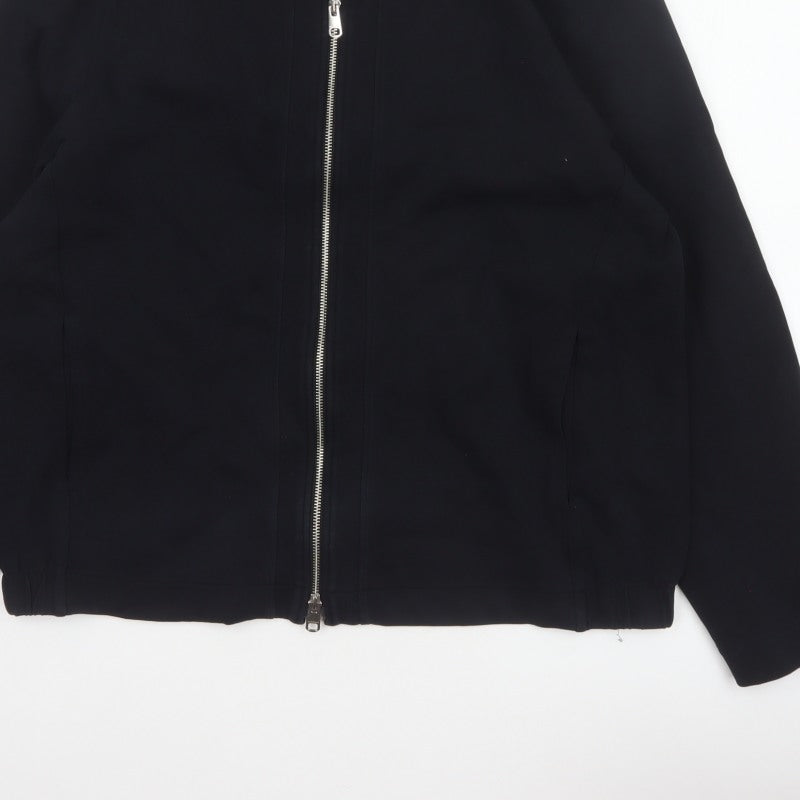 Marks and Spencer Autograph Men Black L Regular Full Zip Jacket
