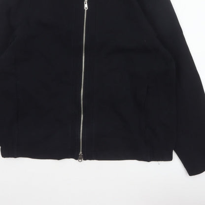 Marks and Spencer Autograph Men Black L Regular Full Zip Jacket