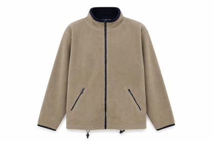 Joie de Vivre Women’s Beige M Fleece Full Zip Outdoor Jacket