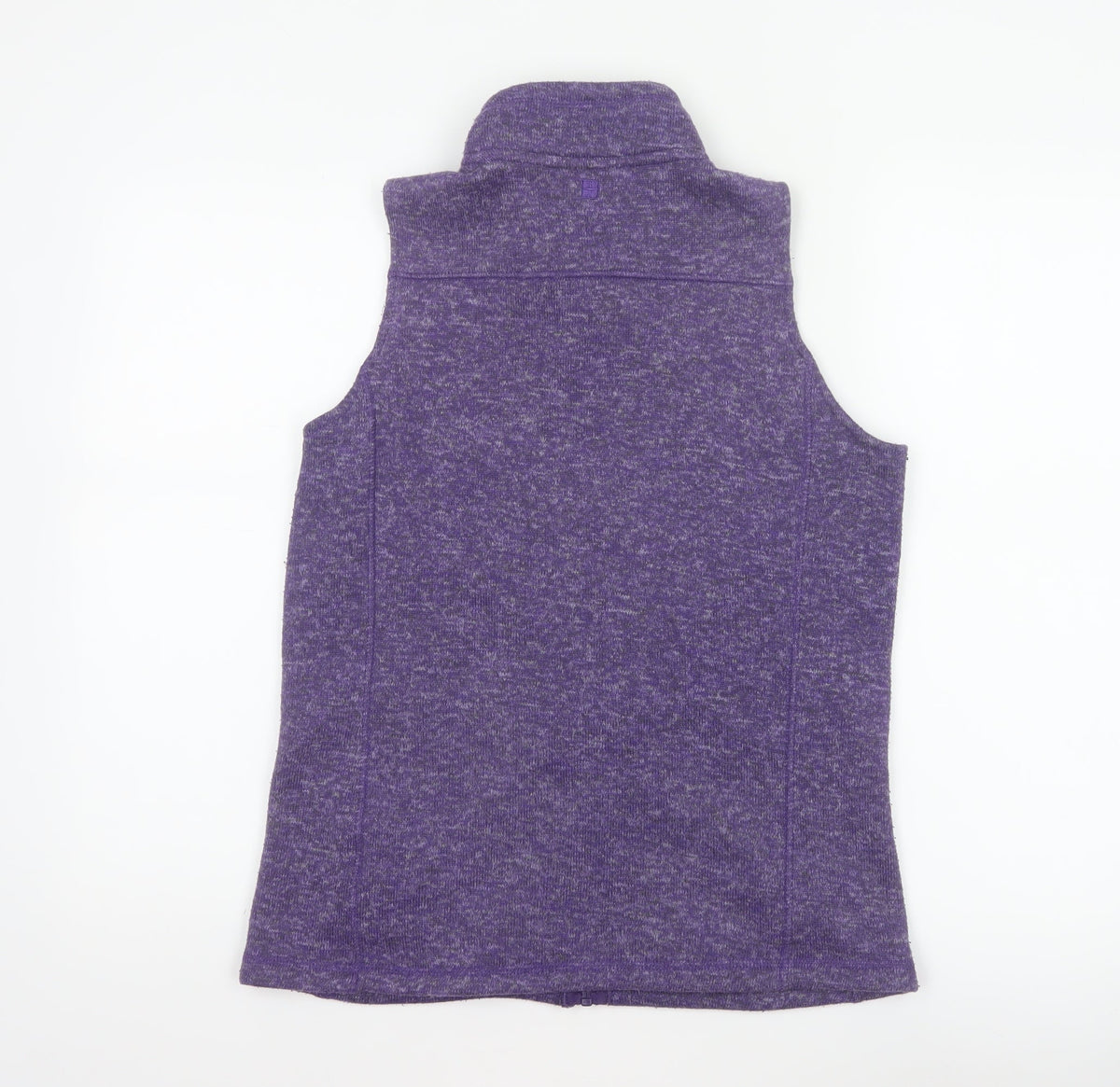 Mountain Warehouse Women Purple UK 12 Fleece Full Zip Waistcoat