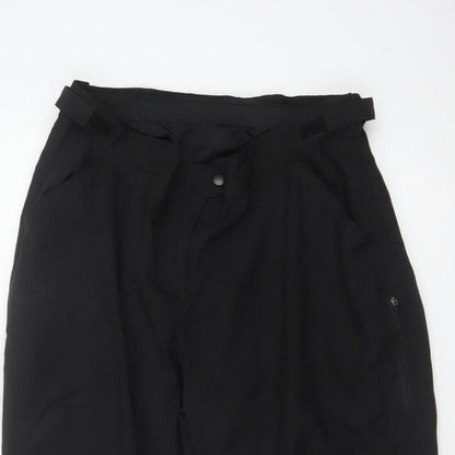 Mountain Warehouse Women’s Black UK 18 Tapered Rain Trousers