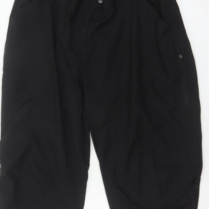 Mountain Warehouse Women’s Black UK 18 Tapered Rain Trousers