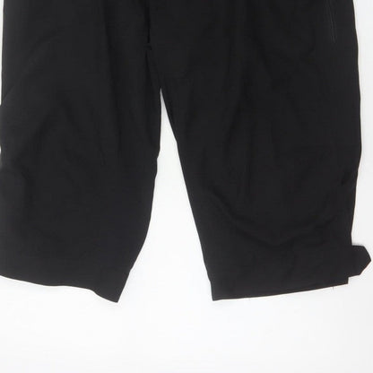 Mountain Warehouse Women’s Black UK 18 Tapered Rain Trousers