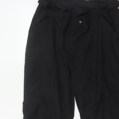 Mountain Warehouse Women’s Black UK 18 Tapered Rain Trousers
