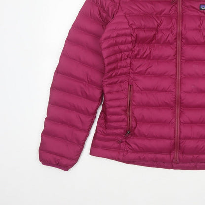 Patagonia Women’s Pink M Down Puffer Jacket Quilted Full Zip