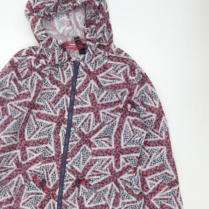 George Women's Multicoloured UK 8-10 Hooded Geometric Anorak Jacket