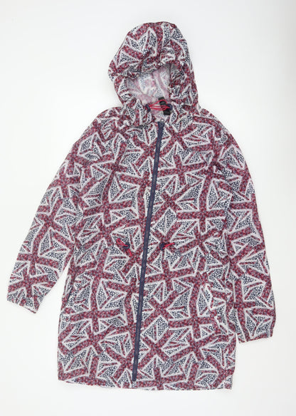 George Women's Multicoloured UK 8-10 Hooded Geometric Anorak Jacket