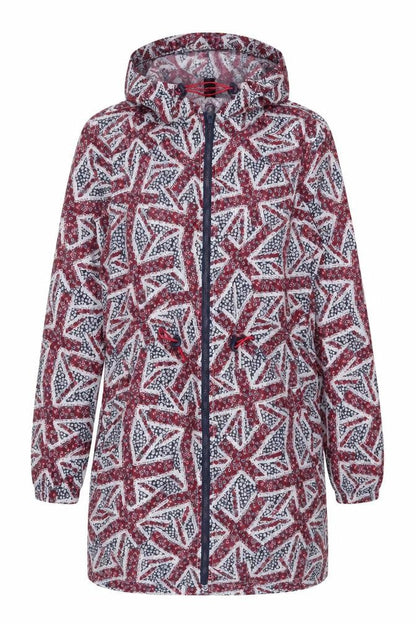 George Women's Multicoloured UK 8-10 Hooded Geometric Anorak Jacket