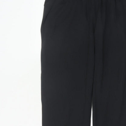 Powercut Women’s Black M Tapered Stretch Jogger Trousers Pockets