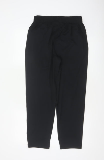 Powercut Women’s Black M Tapered Stretch Jogger Trousers Pockets