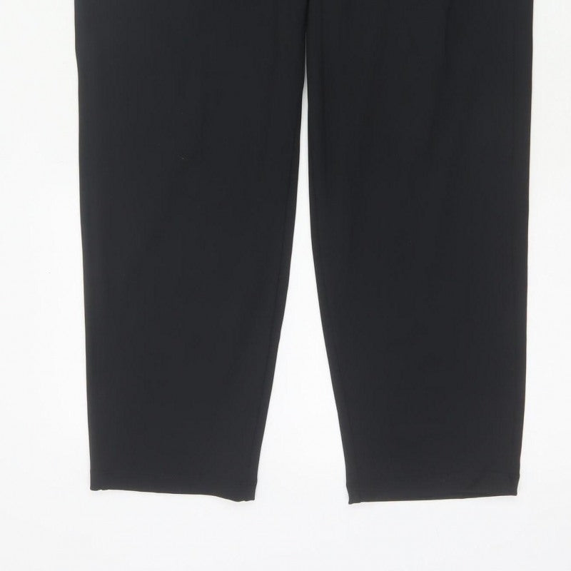 Powercut Women’s Black M Tapered Stretch Jogger Trousers Pockets