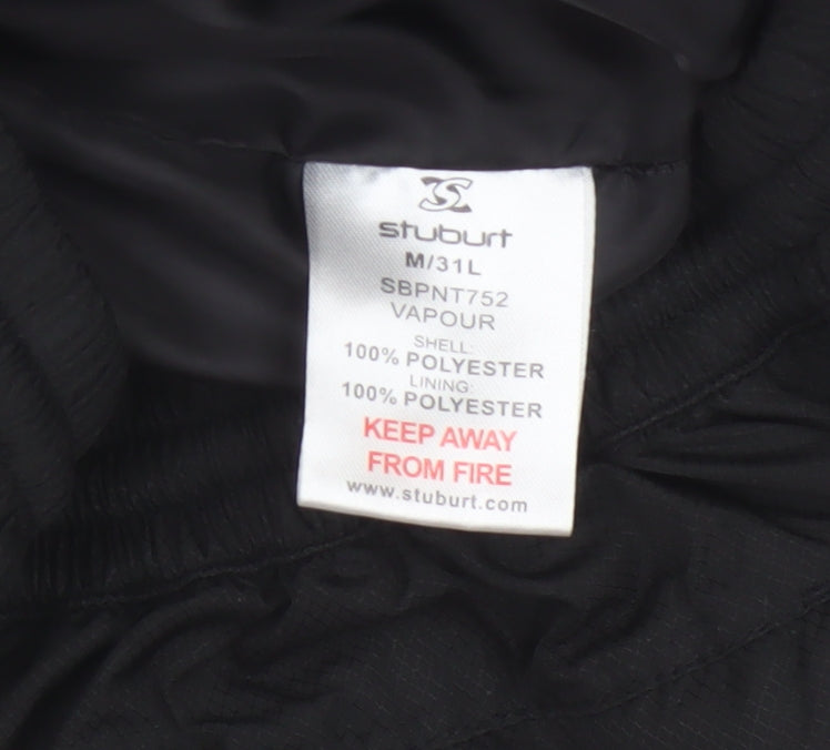 Stuburt Men Black M 31L Vapour Waterproof Thermal Rain Trousers