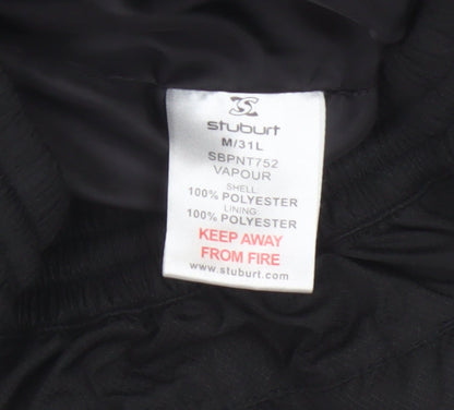 Stuburt Men Black M 31L Vapour Waterproof Thermal Rain Trousers
