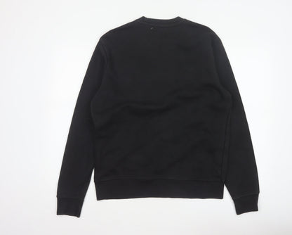 Champion Elite Men’s Black M Embroidered Logo Crew Neck Sweatshirt