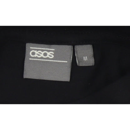 ASOS Men’s Black M Dark Future Graphic Print Long Sleeve Crew Neck Top
