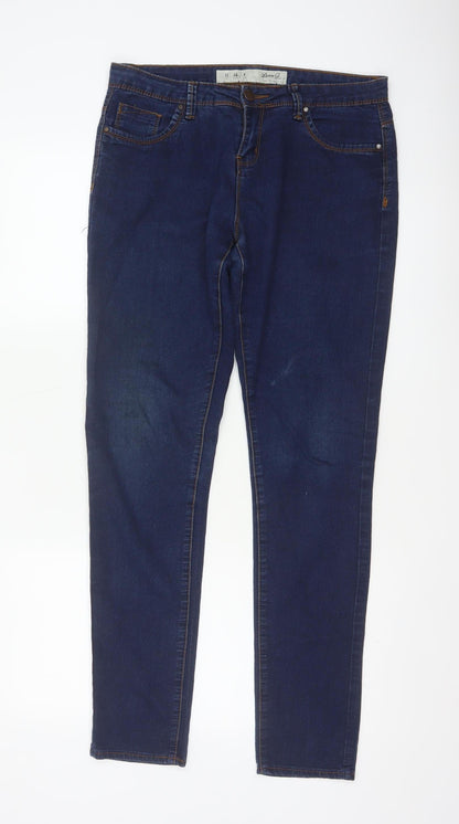 Denim Co. Women’s Blue Skinny Stretch Jeans UK 12 Dark Wash