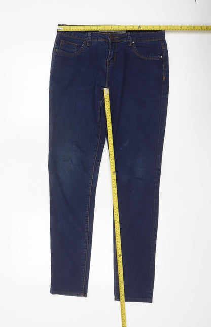 Denim Co. Women’s Blue Skinny Stretch Jeans UK 12 Dark Wash