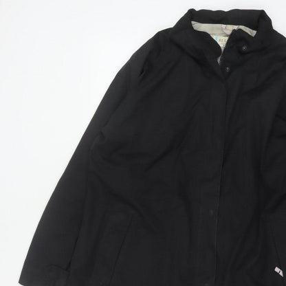 Regatta Women’s Black UK 18 Long Waterproof Hooded Rain Coat