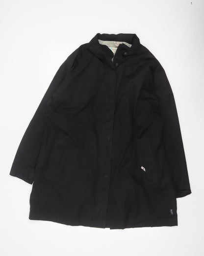 Regatta Women’s Black UK 18 Long Waterproof Hooded Rain Coat